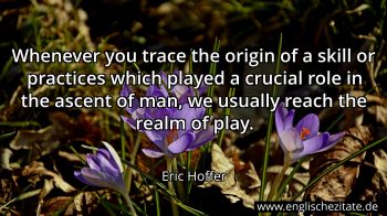 Englisches Zitat von Eric Hoffer als Bild