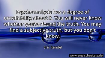 Englisches Zitat von Eric Kandel als Bild