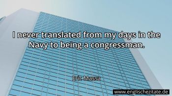Englisches Zitat von Eric Massa als Bild