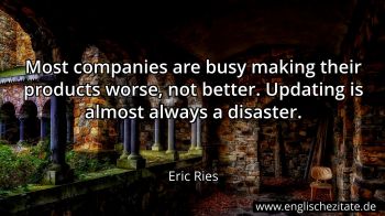 Englisches Zitat von Eric Ries als Bild