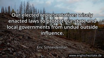 Englisches Zitat von Eric Schneiderman als Bild