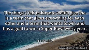 Englisches Zitat von Eric Weddle als Bild