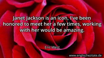 Englisches Zitat von Eric West als Bild