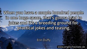 Englisches Zitat von Erin Duffy als Bild
