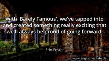 Englisches Zitat von Erin Foster als Bild