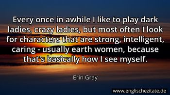 Englisches Zitat von Erin Gray als Bild