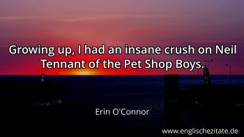 Englisches Zitat von Erin O'Connor als Bild