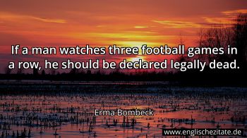 Englisches Zitat von Erma Bombeck als Bild