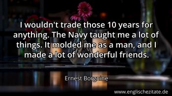 Englisches Zitat von Ernest Borgnine als Bild