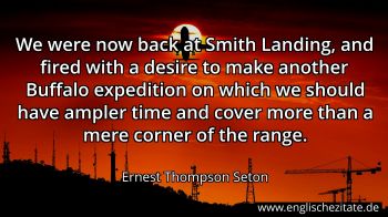 Englisches Zitat von Ernest Thompson Seton als Bild