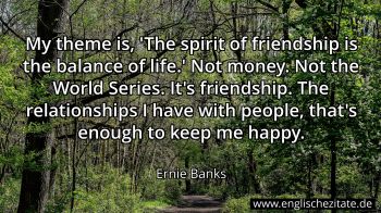 Englisches Zitat von Ernie Banks als Bild