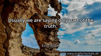 Englisches Zitat von Erno Rubik als Bild