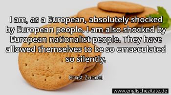 Englisches Zitat von Ernst Zundel als Bild