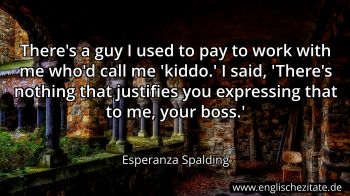 Englisches Zitat von Esperanza Spalding als Bild