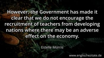 Englisches Zitat von Estelle Morris als Bild