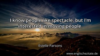 Englisches Zitat von Estelle Parsons als Bild