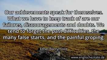 Englisches Zitat von Ethel Barrymore als Bild