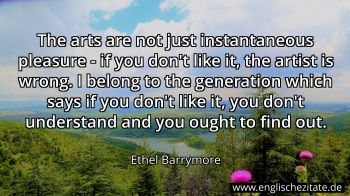 Englisches Zitat von Ethel Barrymore als Bild