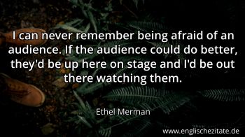 Englisches Zitat von Ethel Merman als Bild
