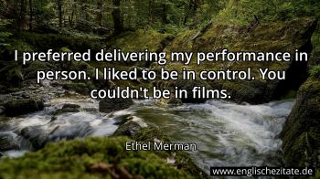 Englisches Zitat von Ethel Merman als Bild