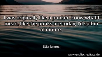 Englisches Zitat von Etta James als Bild
