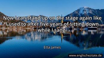 Englisches Zitat von Etta James als Bild