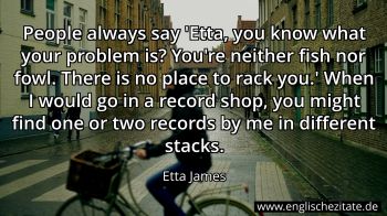 Englisches Zitat von Etta James als Bild