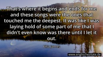 Englisches Zitat von Etta James als Bild