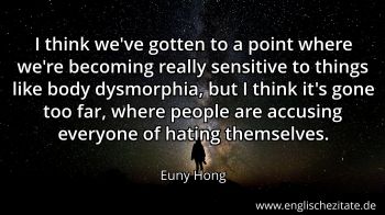 Englisches Zitat von Euny Hong als Bild