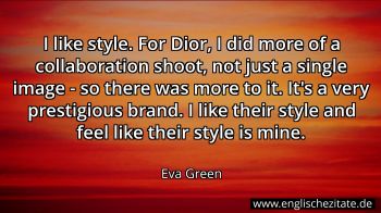 Englisches Zitat von Eva Green als Bild