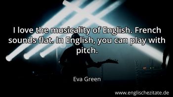 Englisches Zitat von Eva Green als Bild