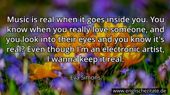 Englisches Zitat von Eva Simons als Bild