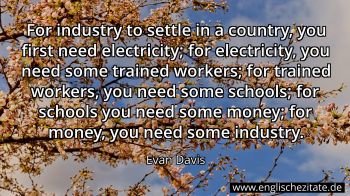Englisches Zitat von Evan Davis als Bild