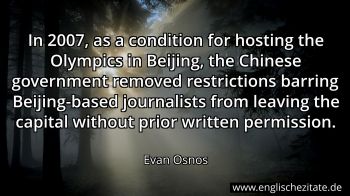 Englisches Zitat von Evan Osnos als Bild