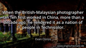 Englisches Zitat von Evan Osnos als Bild