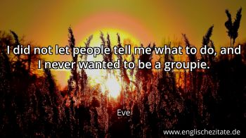 Englisches Zitat von Eve als Bild