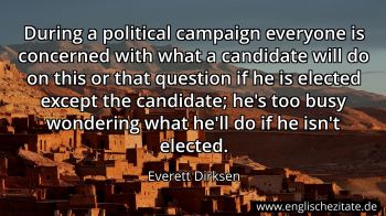 Englisches Zitat von Everett Dirksen als Bild