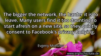 Englisches Zitat von Evgeny Morozov als Bild