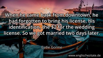 Englisches Zitat von Eydie Gorme als Bild