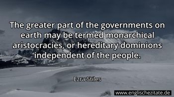 Englisches Zitat von Ezra Stiles als Bild
