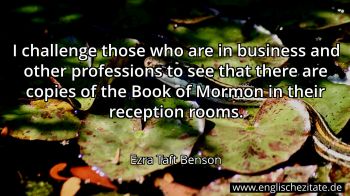 Englisches Zitat von Ezra Taft Benson als Bild