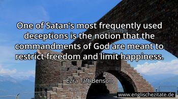 Englisches Zitat von Ezra Taft Benson als Bild
