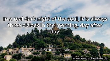 Englisches Zitat von F. Scott Fitzgerald als Bild