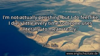 Englisches Zitat von Faith Salie als Bild