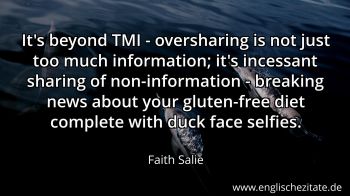 Englisches Zitat von Faith Salie als Bild