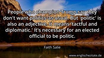 Englisches Zitat von Faith Salie als Bild