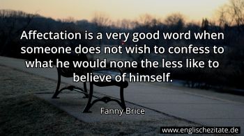 Englisches Zitat von Fanny Brice als Bild