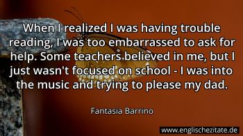 Englisches Zitat von Fantasia Barrino als Bild