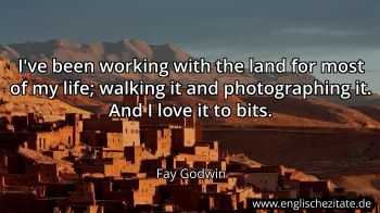 Englisches Zitat von Fay Godwin als Bild