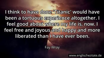 Englisches Zitat von Fay Wray als Bild